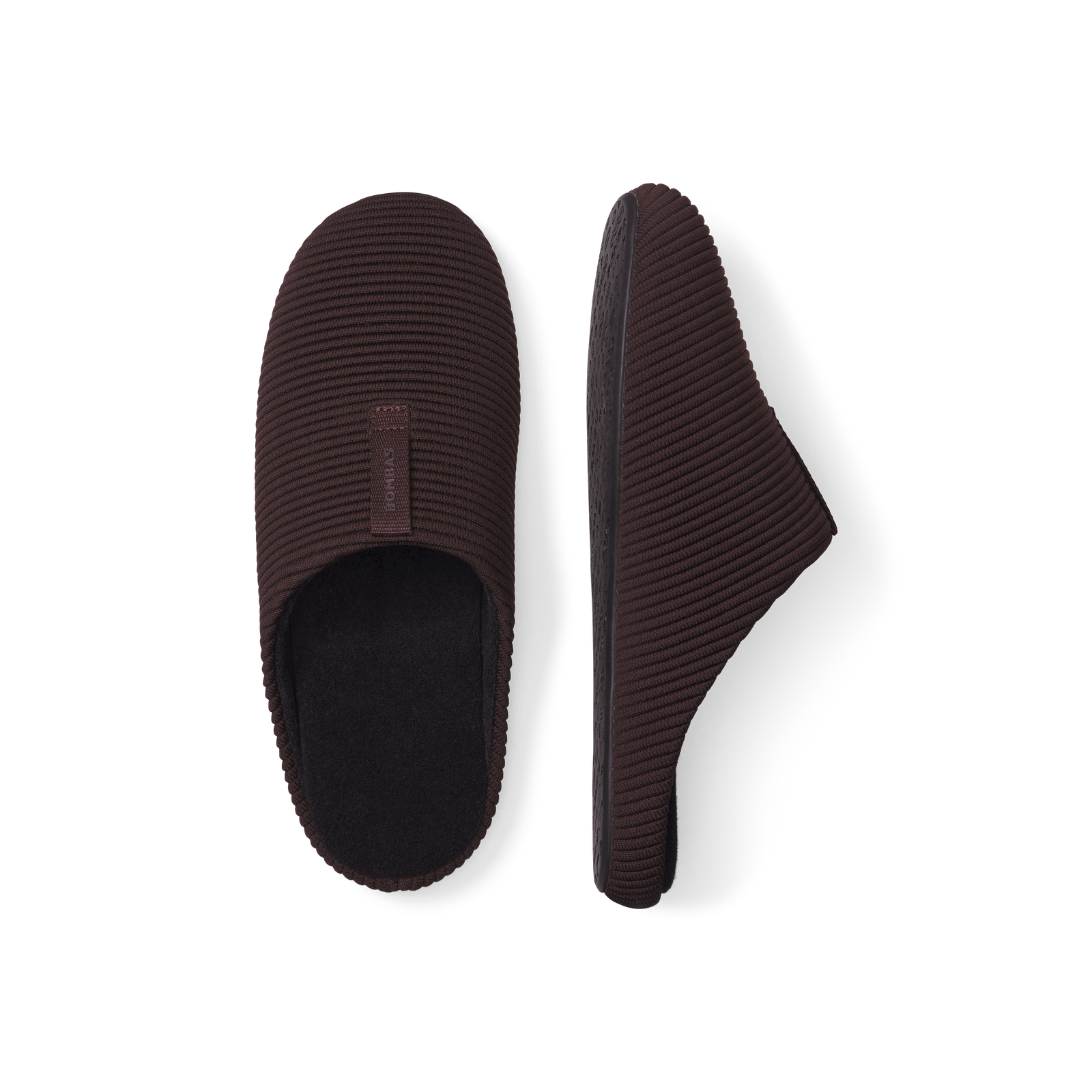 Men's Knit House Slipper - Walnut L1 [9895]