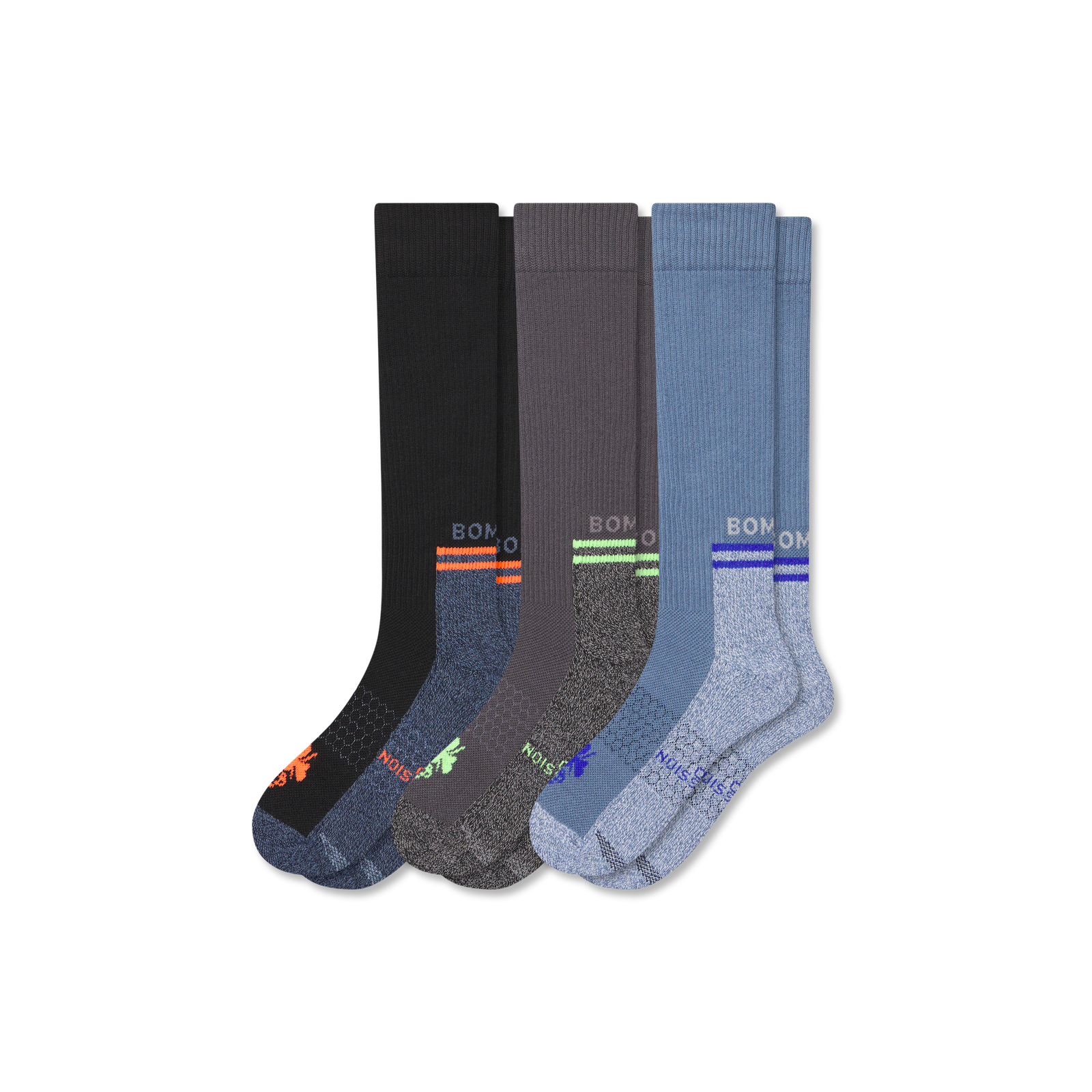 Performance Compression Socks (20-30mmHg) - black steel mix L [9914]