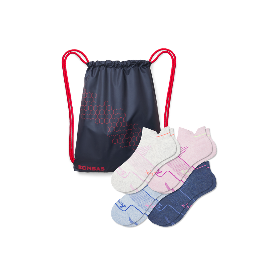 Women's Run Ankle Sock 4-Pack Gift Bag - Trail Carry