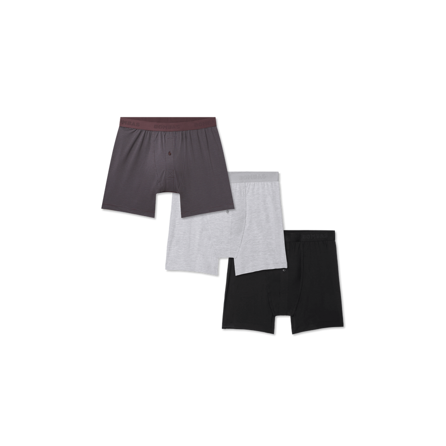 Men's Cotton Modal Blend Boxer 3-Pack - Light Soft Ease