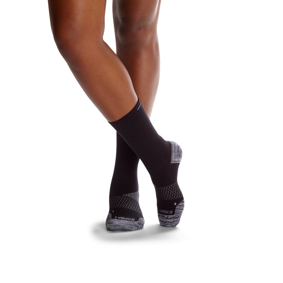 Women's Running Calf Sock 6-Pack - black-bee - 16