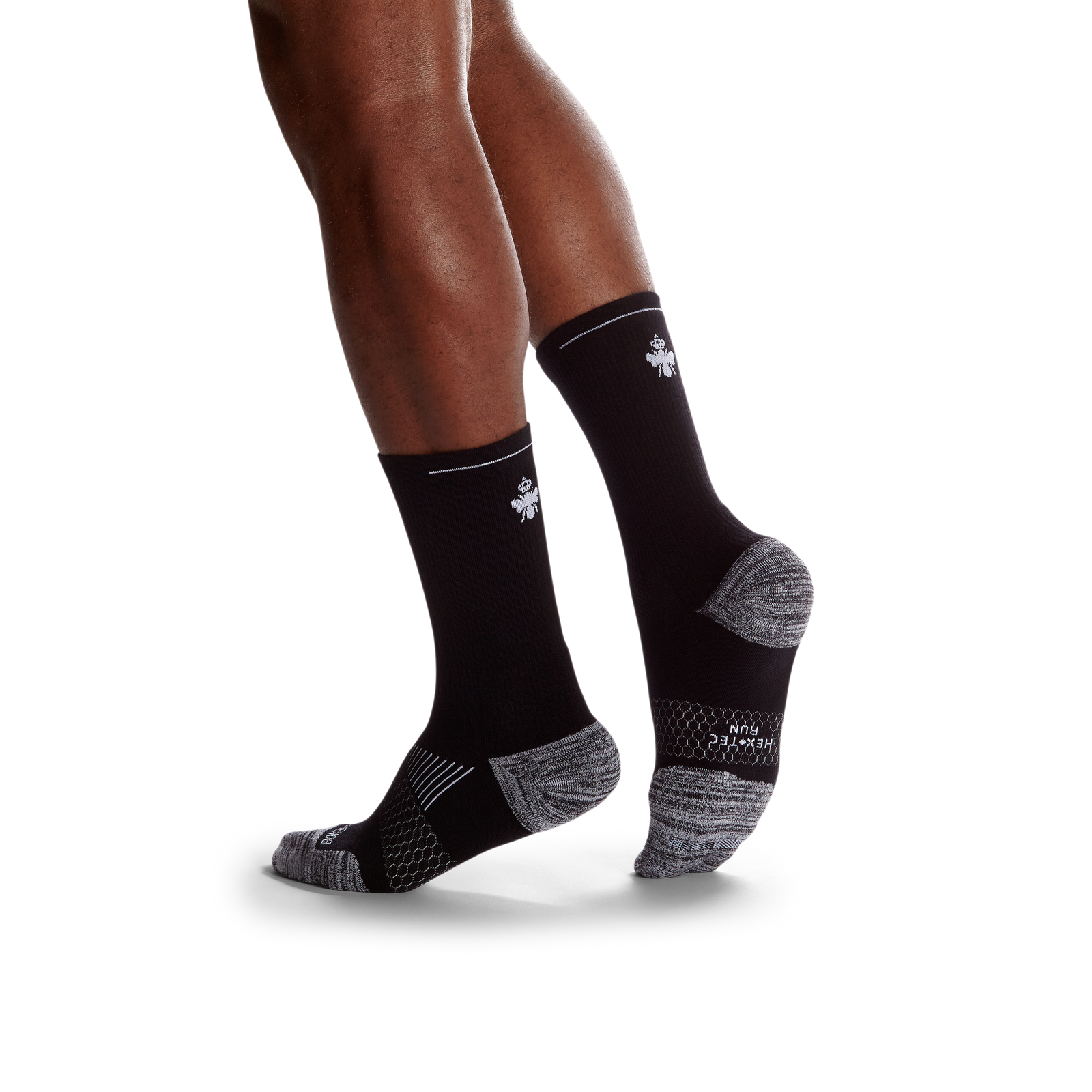 Men's Running Calf Sock 3-Pack - black-bee - 36
