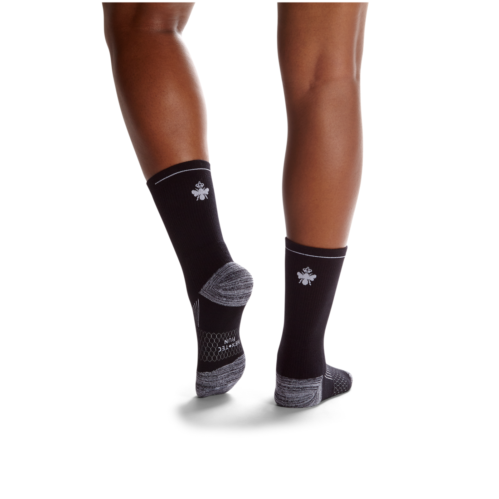Women's Running Calf Sock 6-Pack - black-bee - 18