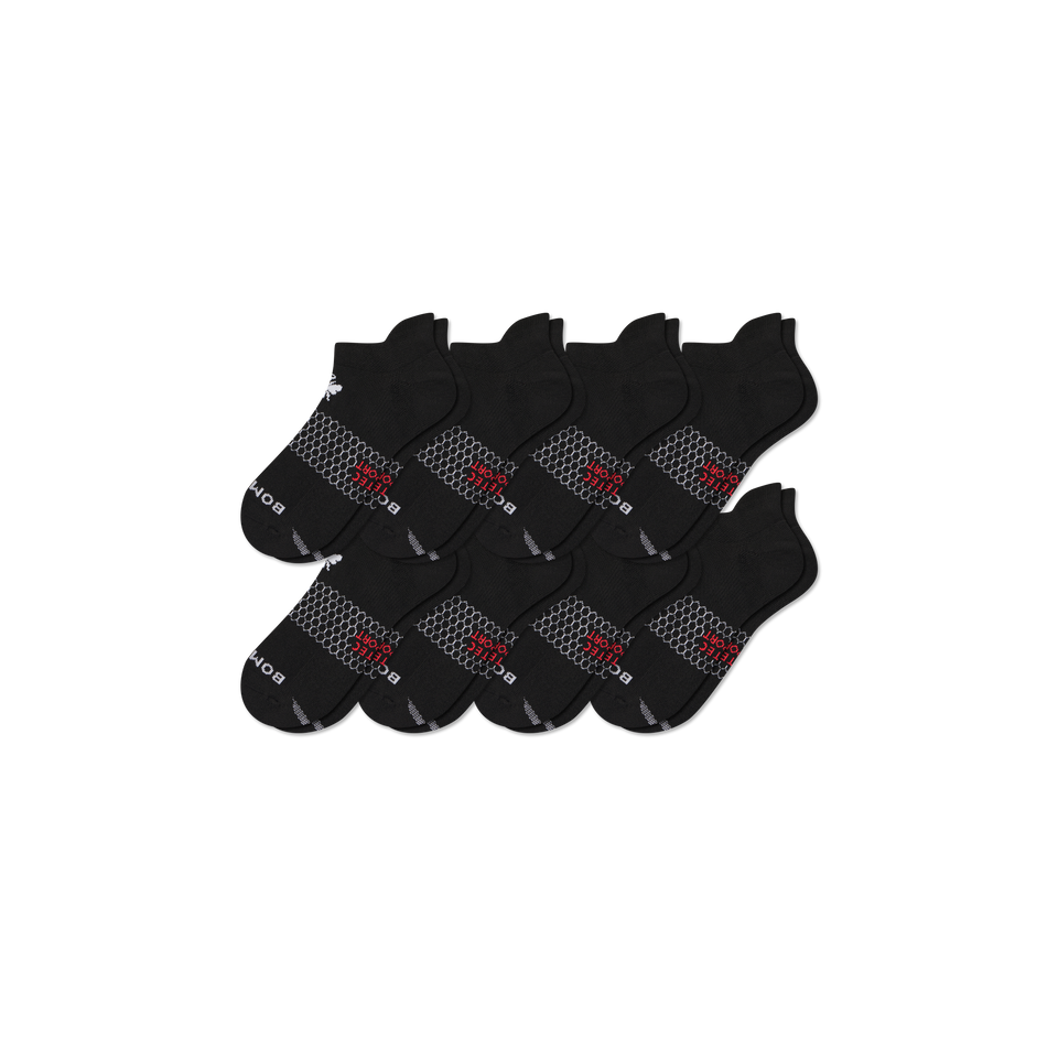 All Sport Ankle Sock 8-Pack - Black L