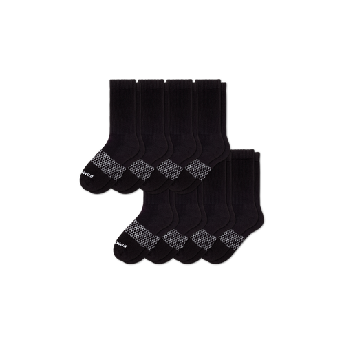 Men's Calf Sock 8-Pack - black - 5