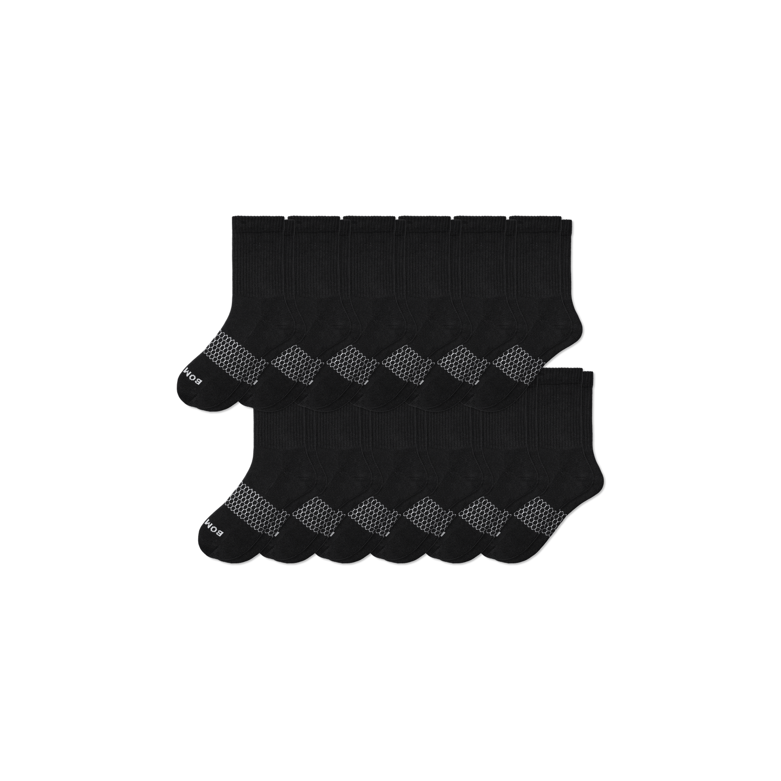 Half Calf Sock 12-Pack - black