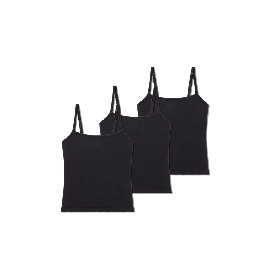 Women's Built-In Bra Seamless Cami 3-Pack - Light Support