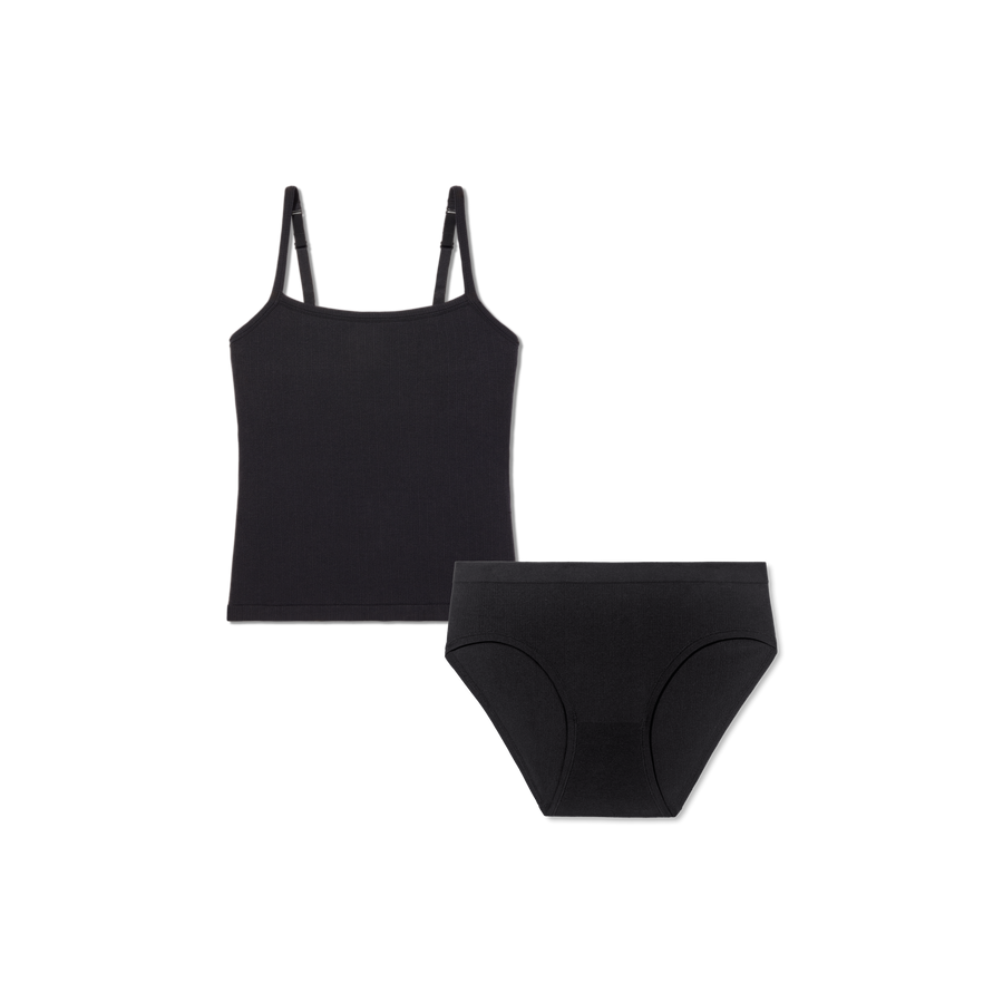 Women's Built-In Bra Seamless Cami + Brief Pack - Modern Lounge Ease