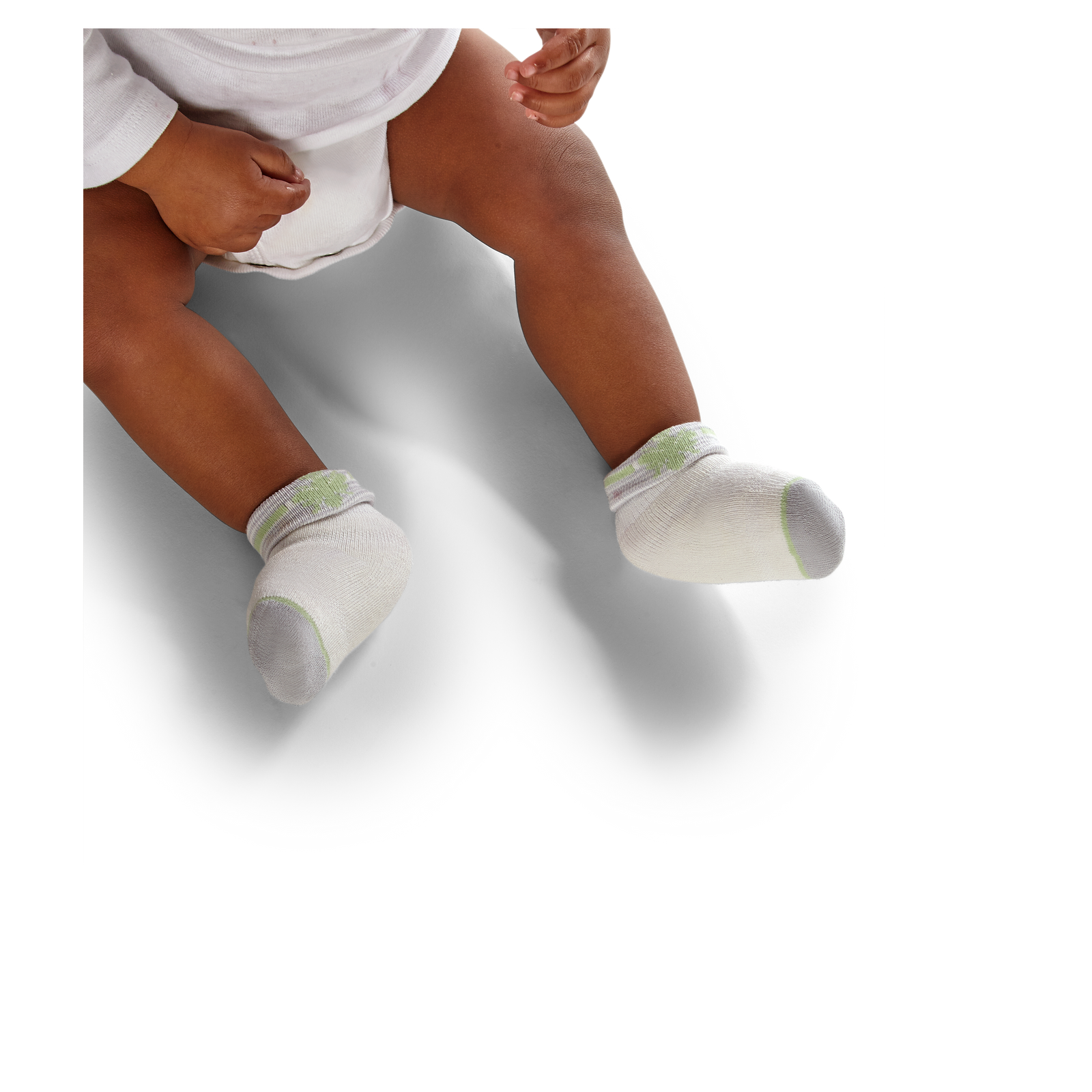 Baby Socks 4-Pack (0-6 Months) - blue-green-mix - 10