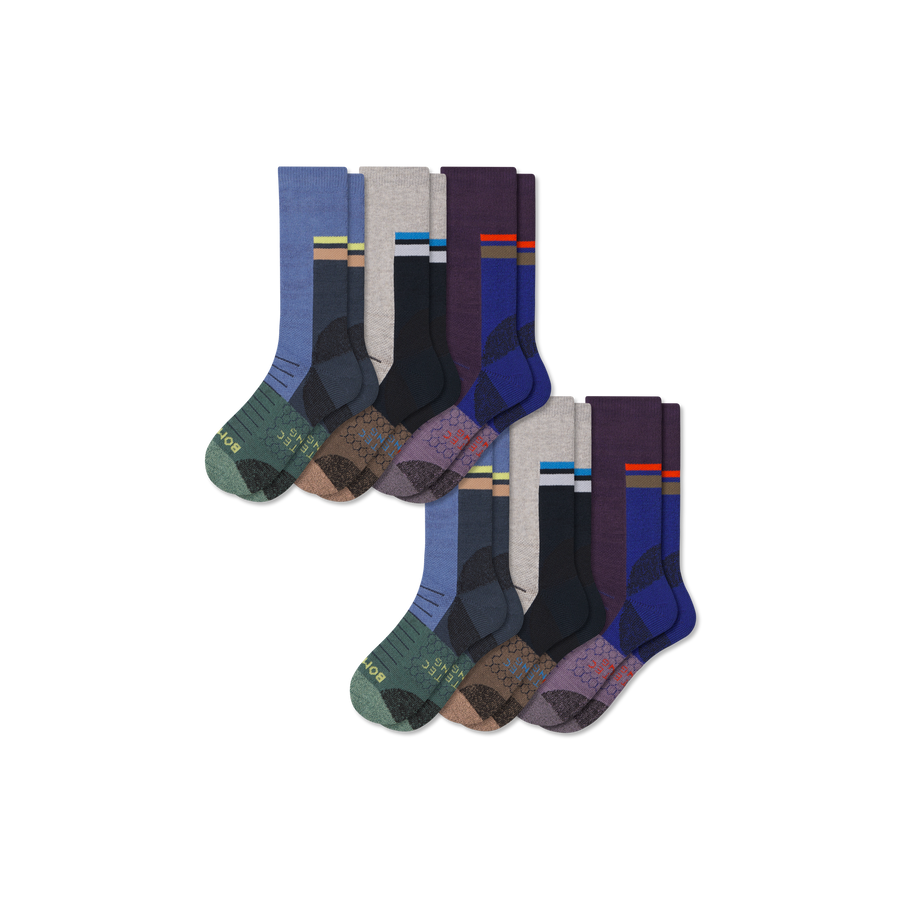 Women's Hiking Calf Sock 6-Pack - Fresh Run Move