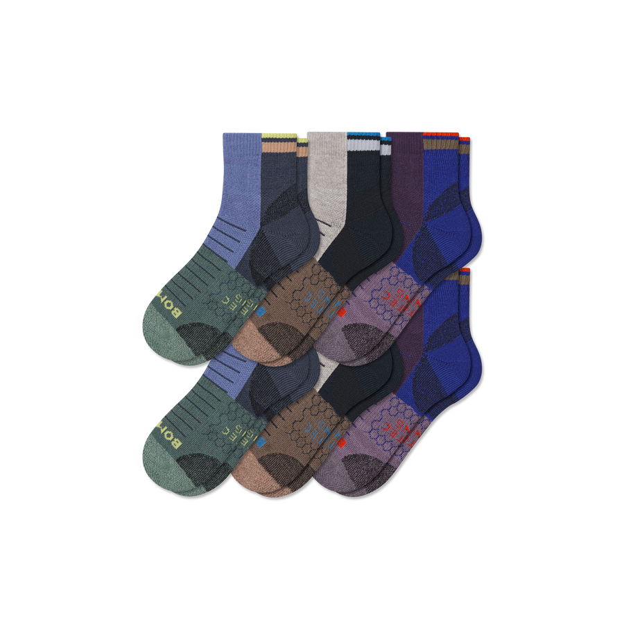 Women's Hiking Quarter Sock 6-Pack - Studio Trail Cushion