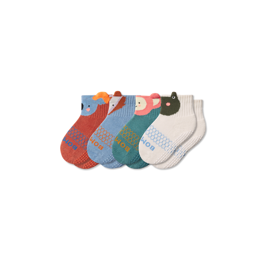 Toddler Forest Friends Calf Sock 4-Pack - Smooth Recovery Wear