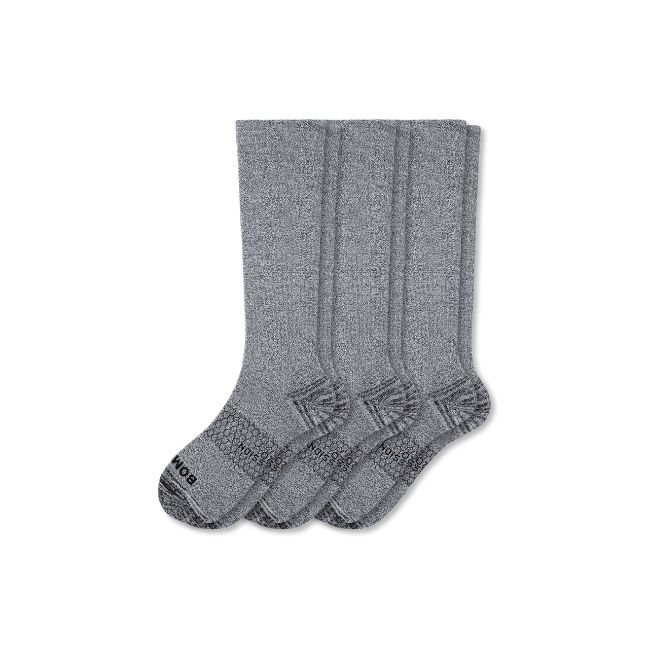 Everyday Compression Sock 3-Pack (15-20mmHg) - Charcoal