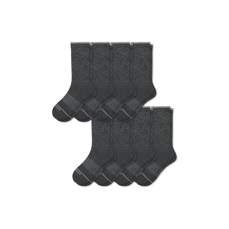 Women's Merino Wool Blend Calf Sock 8-Pack - Studio Trail Rotation