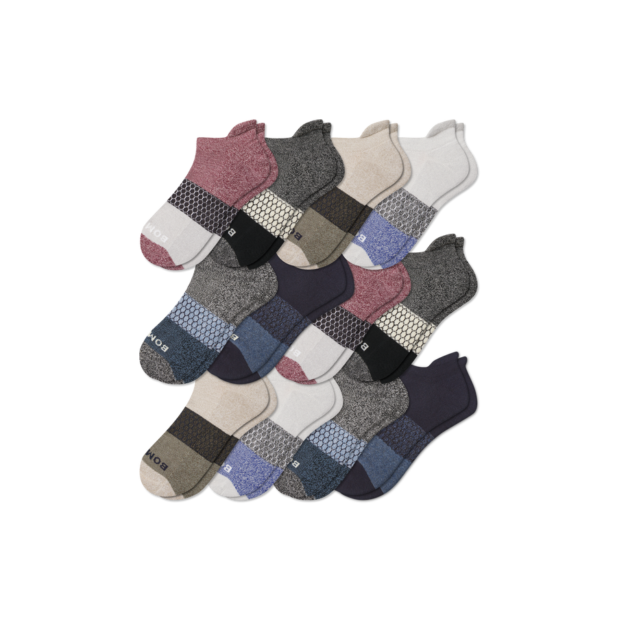 Men’s Tri-Block Ankle Sock 12-pack - Run Recovery Pair