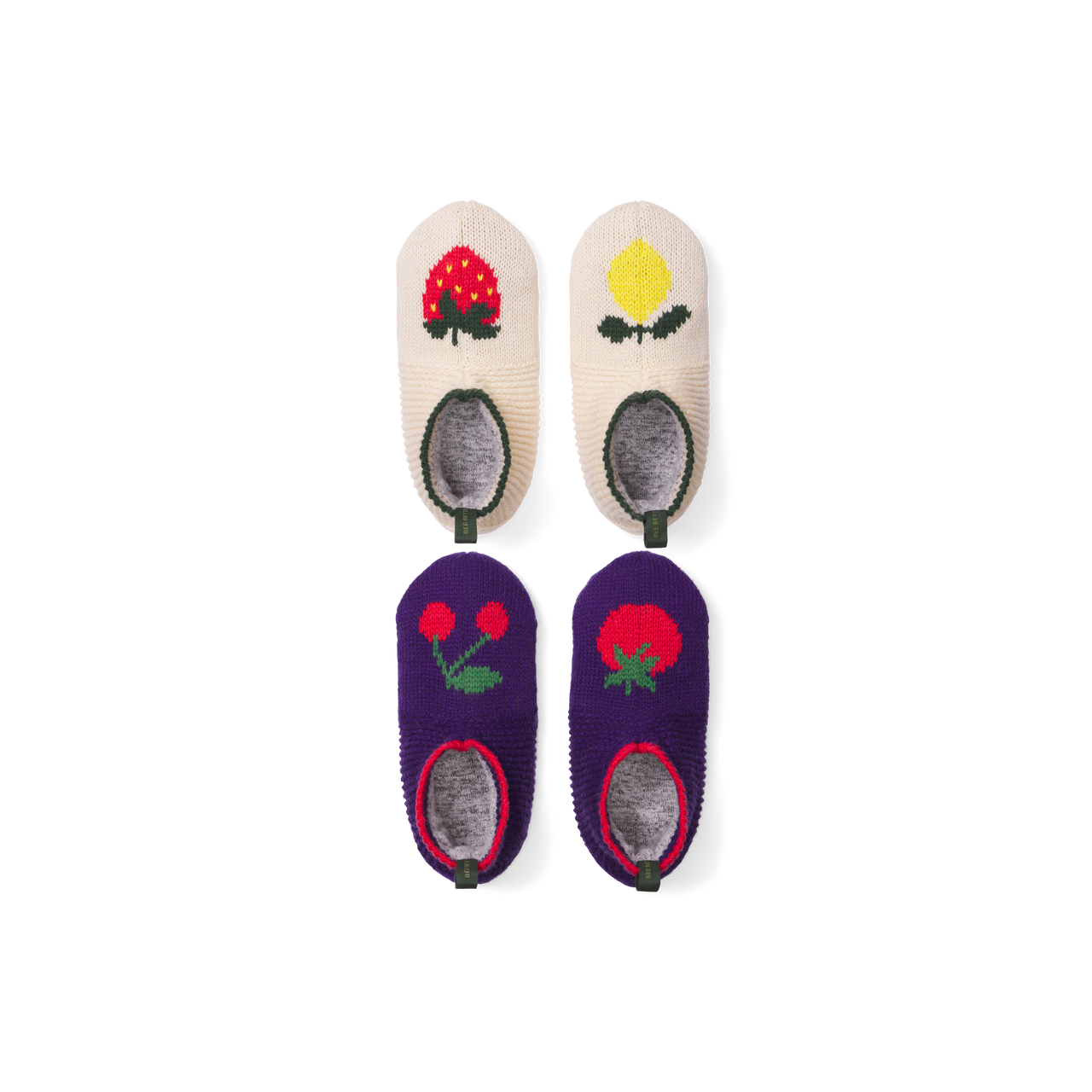Youth Gripper Slipper 2-Pack - Cherry Tomato x Strawberry Lemonade L