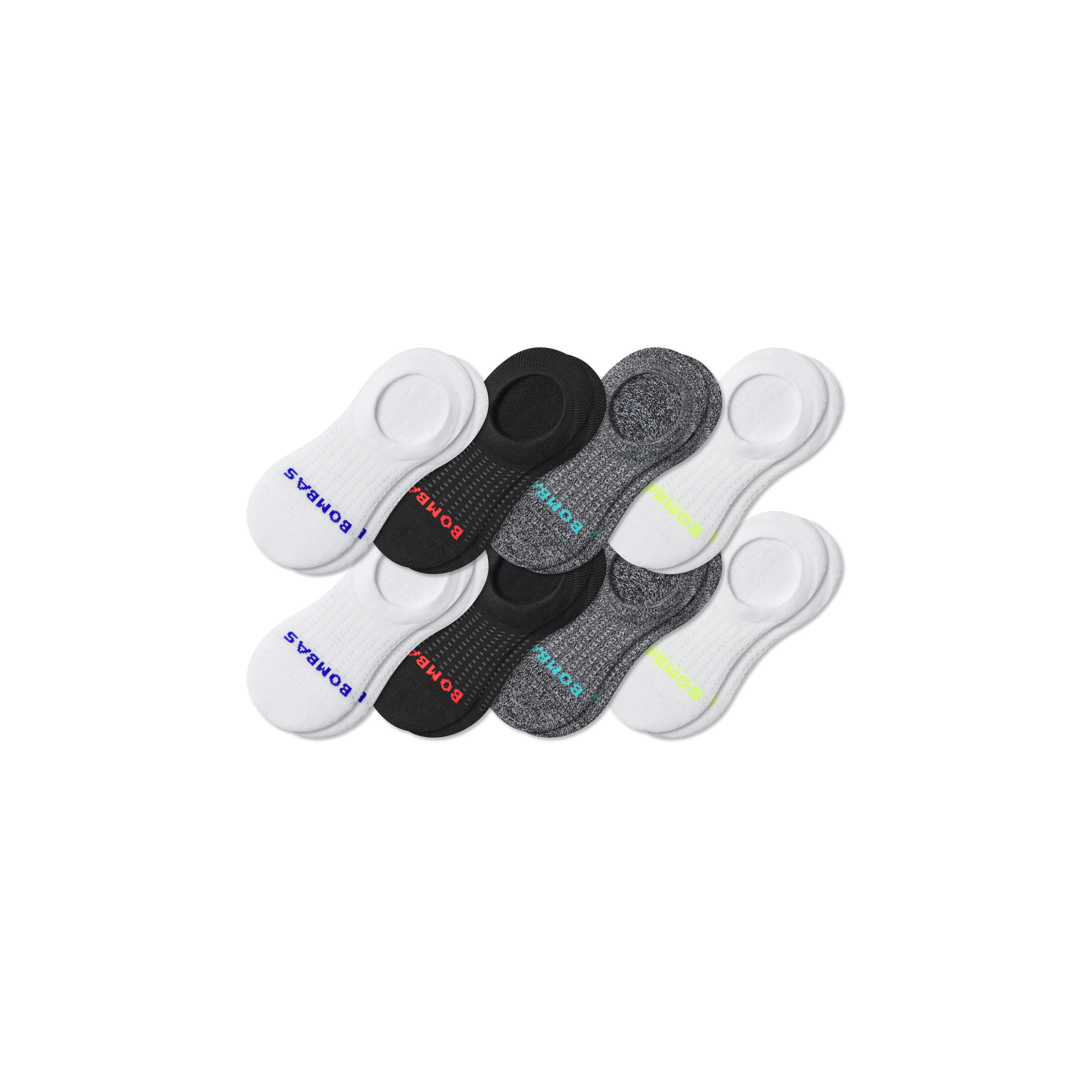All Sport Cushioned No Show Sock 8-Pack - Core Mix L