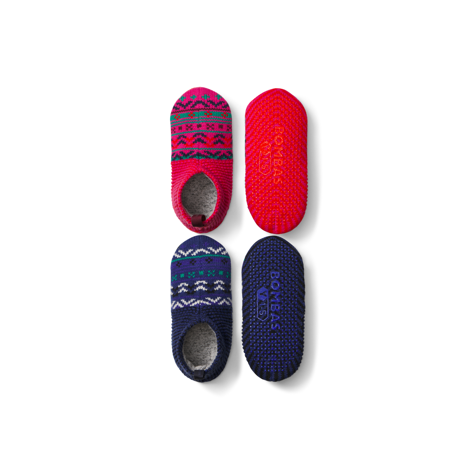 Youth Gripper Slipper 2-Pack - Cosmic Night x Electric Pink L