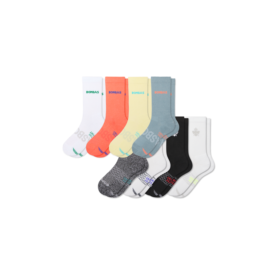 Youth All Sport Calf Sock 8-Pack - Trail School Pair