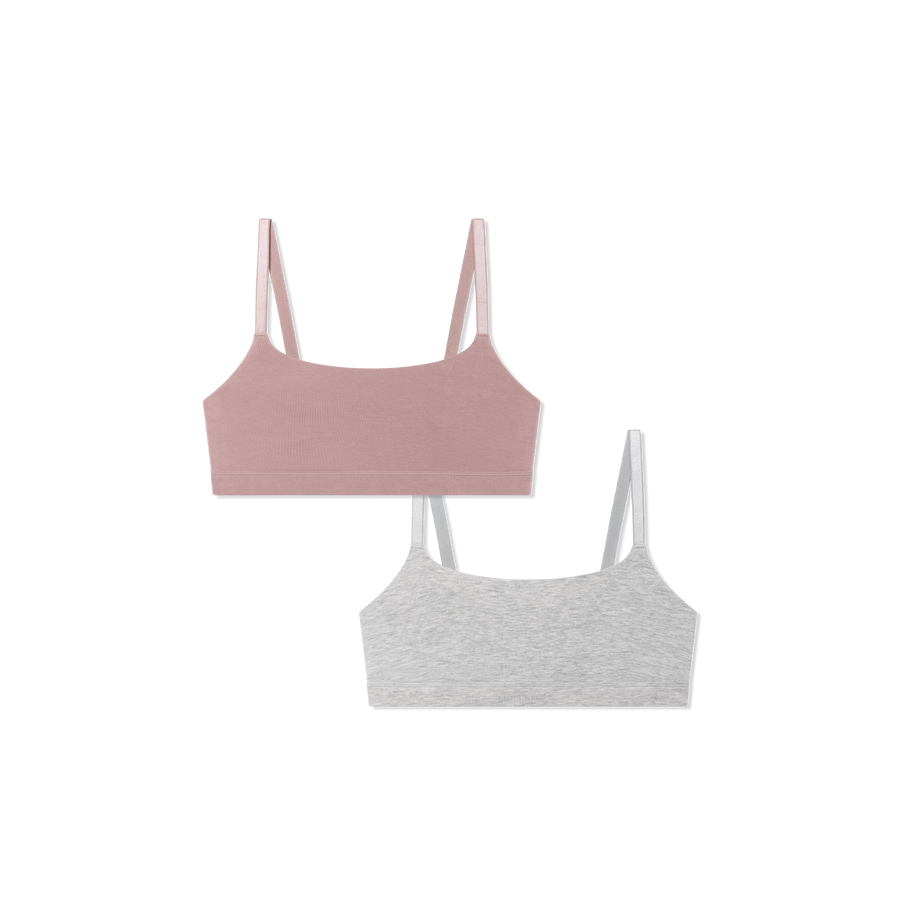 Women’s Super Soft Scoop Bralette 2-Pack - Easy Pair
