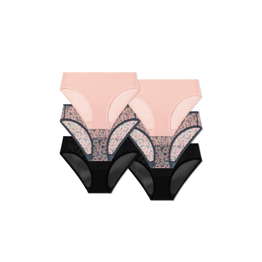 Women’s SoftMesh Brief 6-Pack - Classic Comfort Base