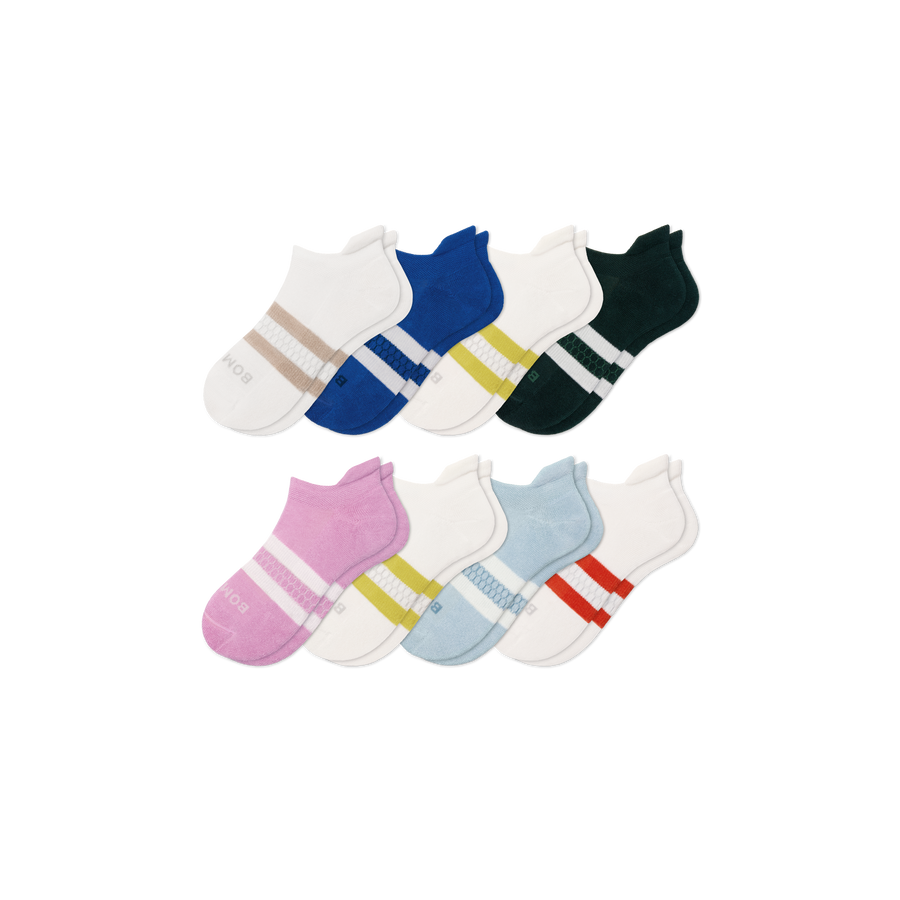 Youth Ankle Sock 8-Pack - Run Ankle Rotation