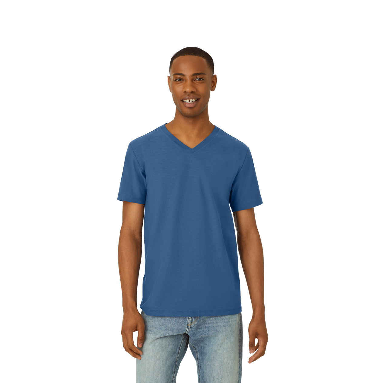 Air Slub V-Neck T-Shirt Great Lake MO1