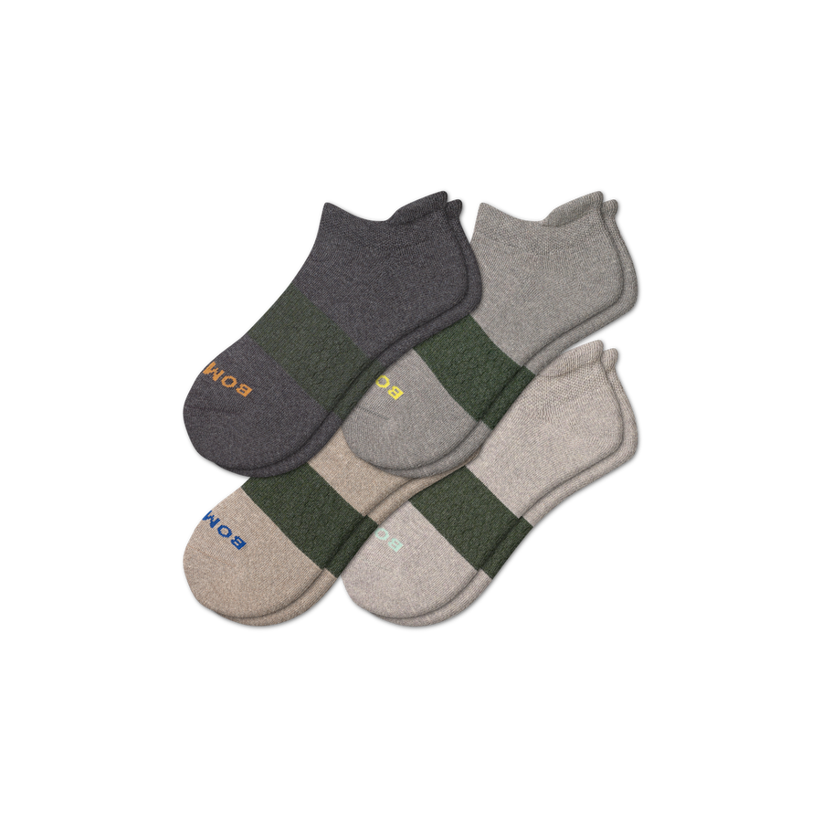 Men's Kind Knit Ankle Sock 4-Pack - Cushion Court Rotation