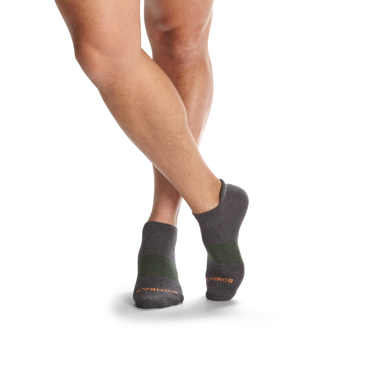 Men's Kind Knit Ankle Sock 4-Pack - grey-camel-mix - 2