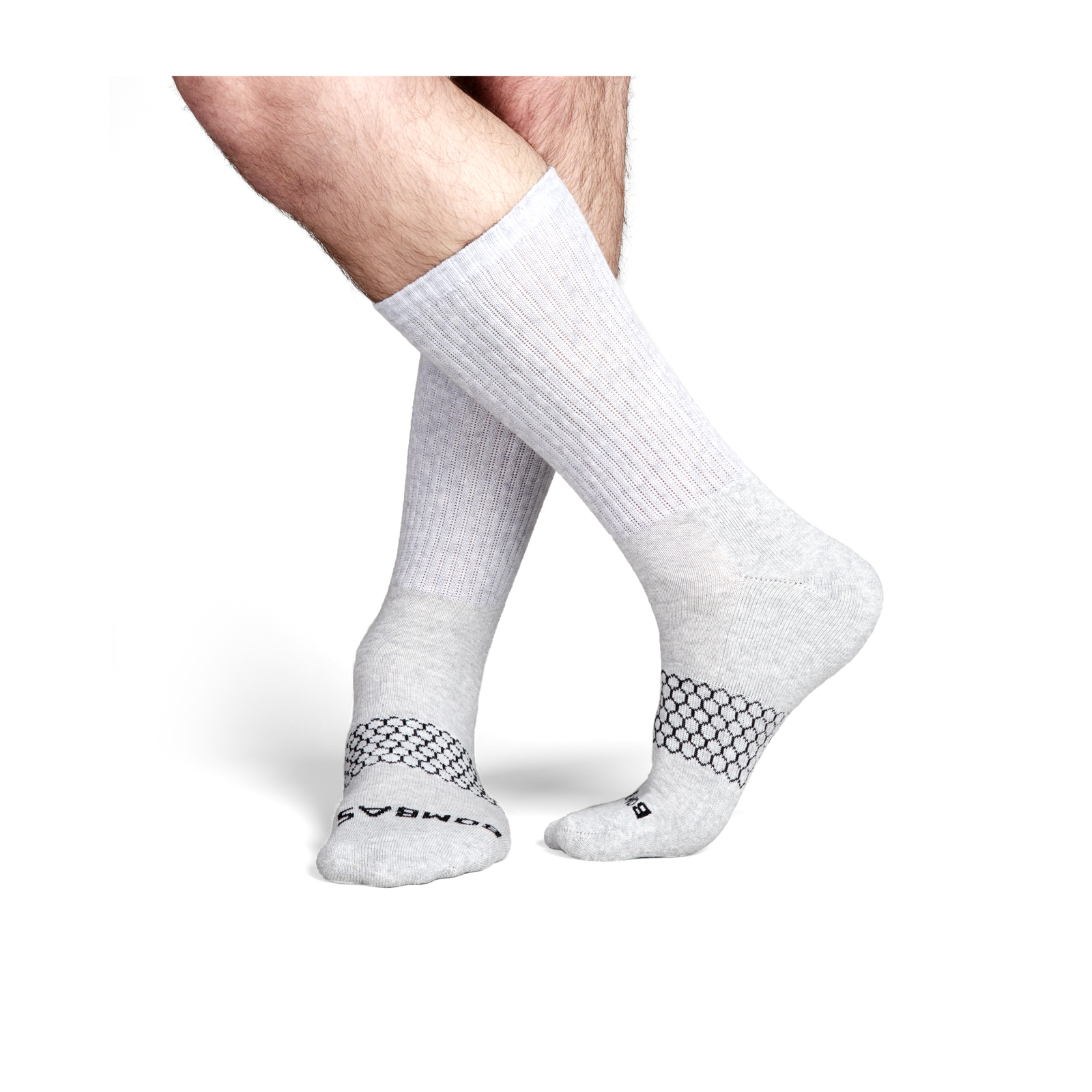Men's Solids Calf Sock 4-Pack - grey - 14