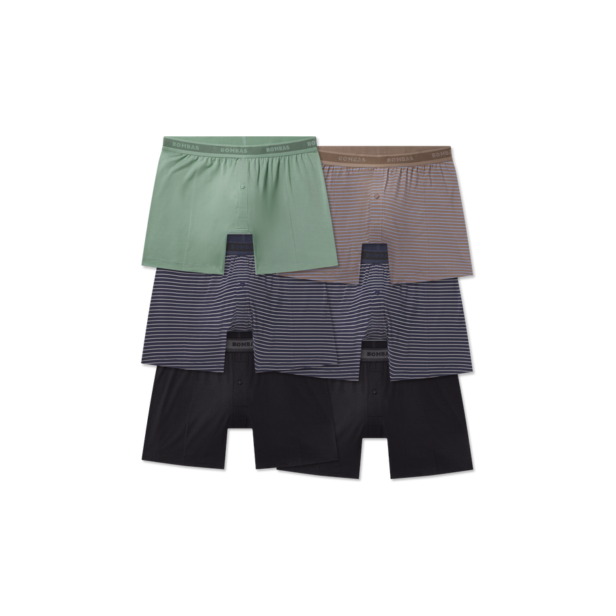 Men's Soft Flex Slim Boxer 6-Pack - Easy Soft Comfort
