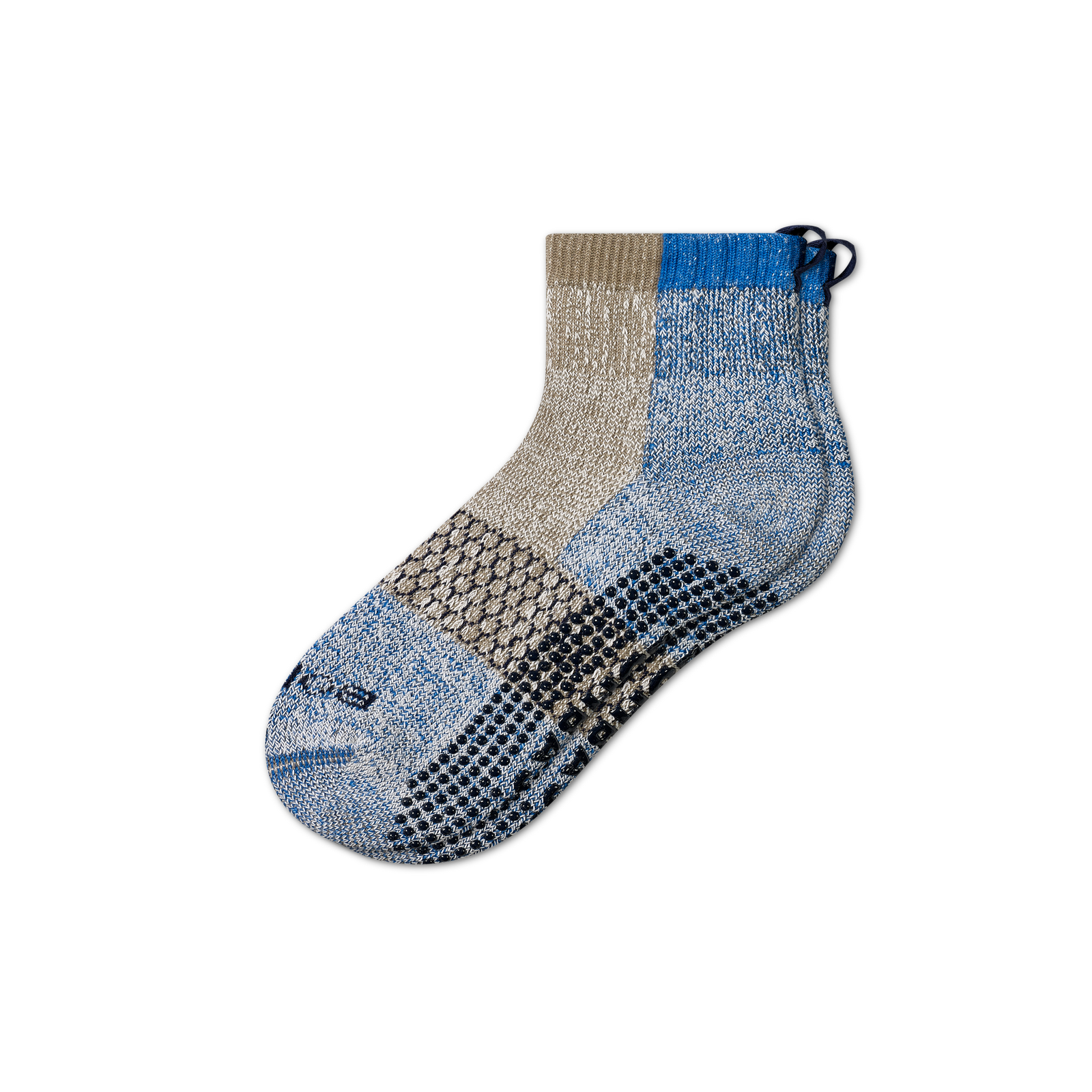 Women's Merino Wool Gripper House Socks - lake - 2