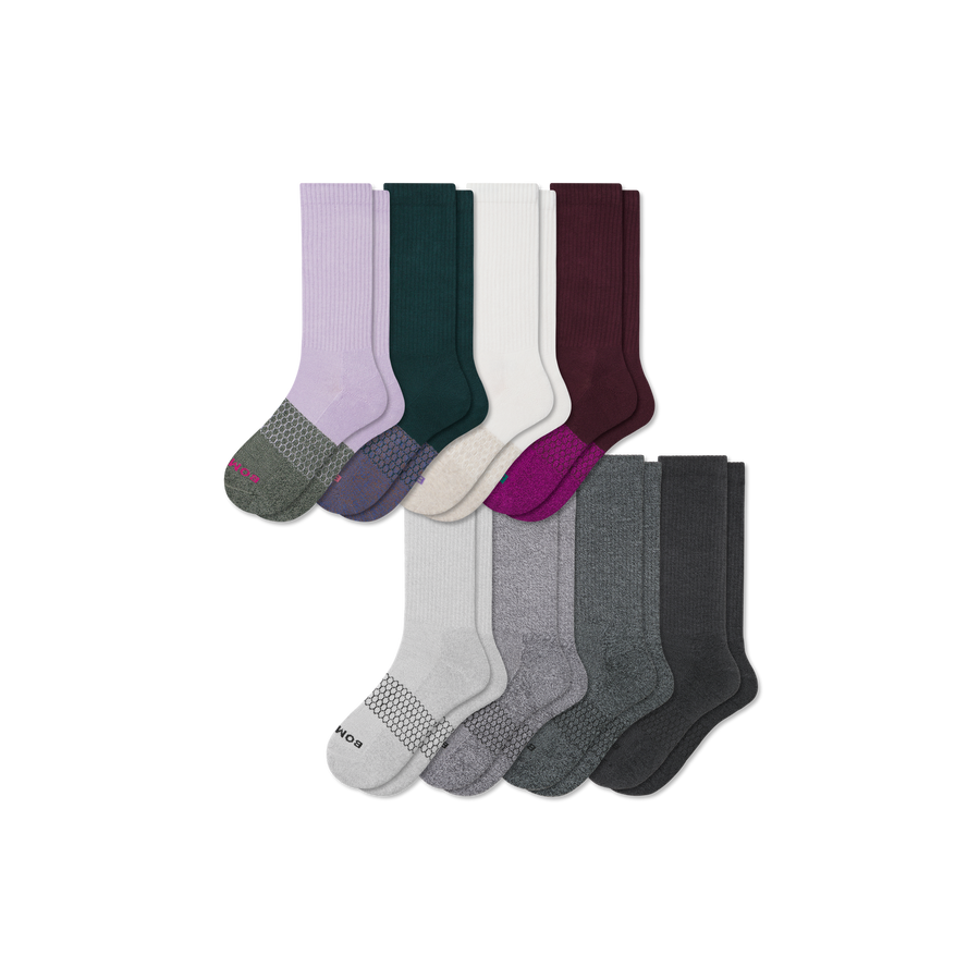 Women's Marl Calf Sock 8-Pack - Daily Recovery Move