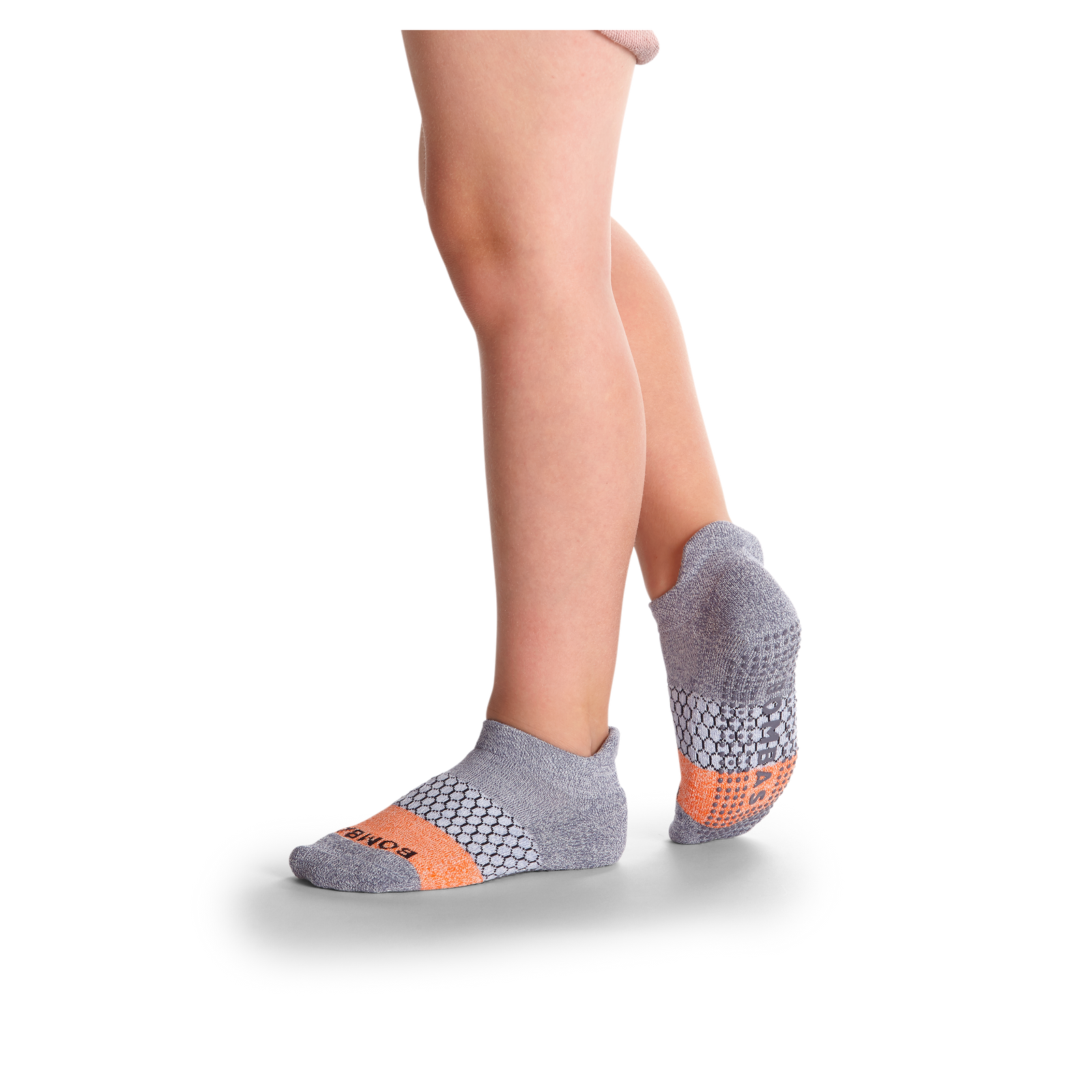 Youth Tri-Block Gripper Ankle Sock 6-Pack - lupine-spruce-mix - 4