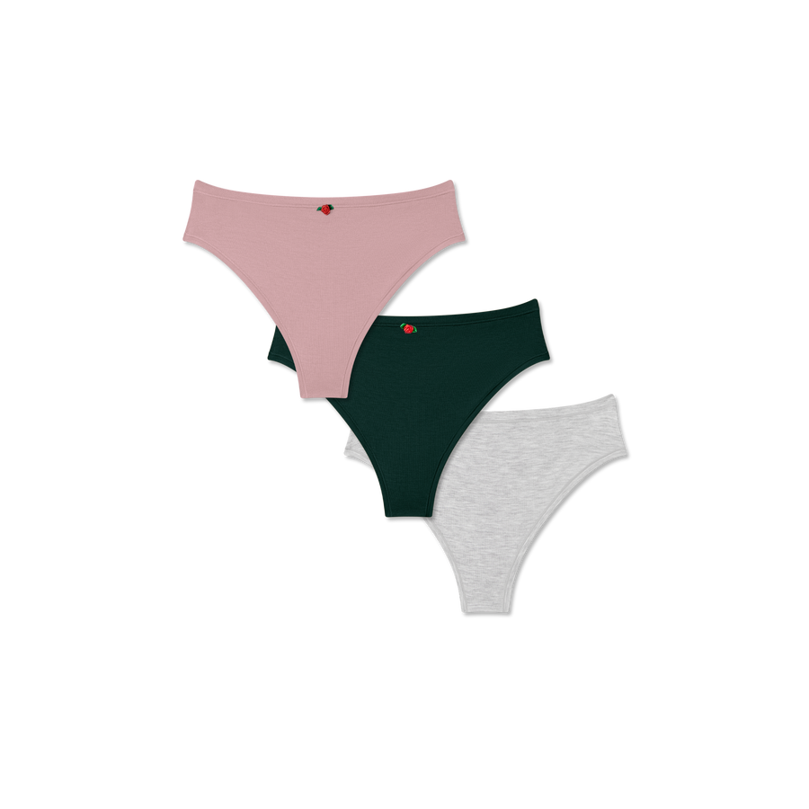Women's Super Soft Thong 3-Pack - Easy Rotation