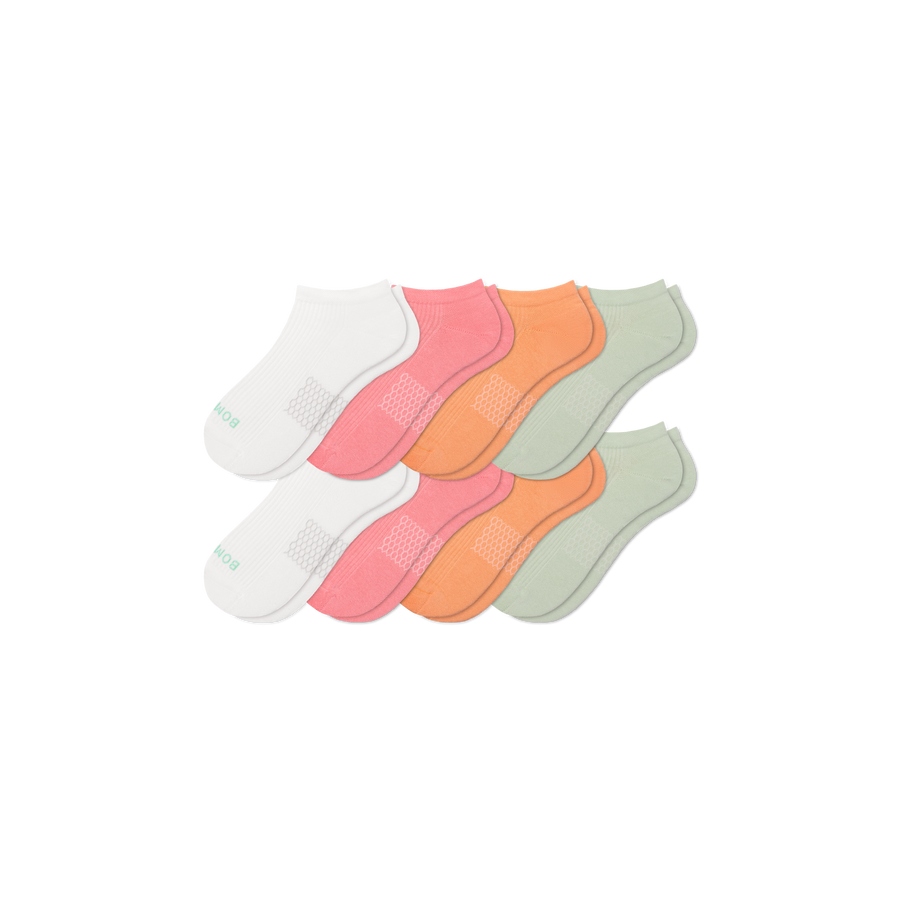 Women's Modern Rib Ankle Sock 8-Pack - Weekend Shift Cushion