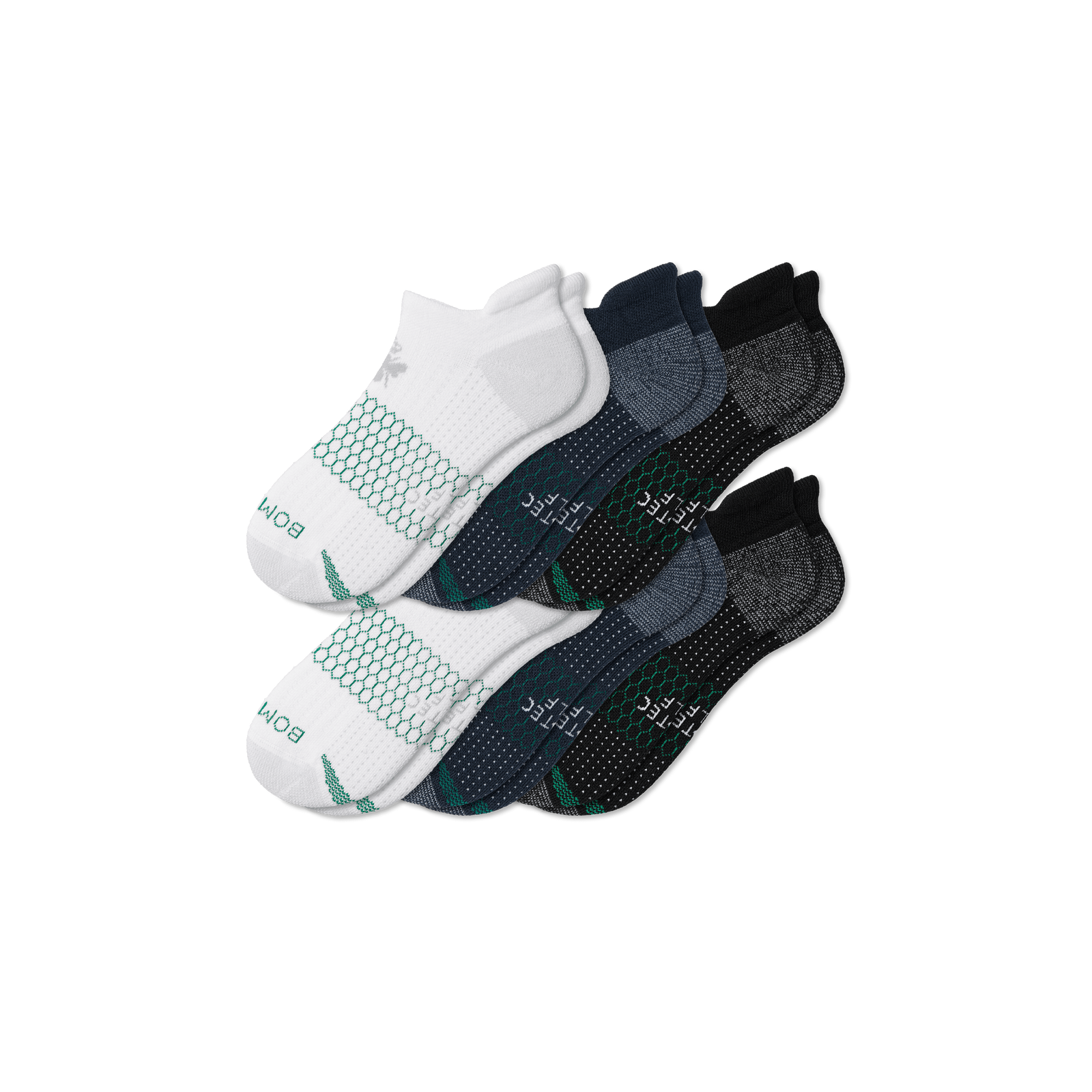 Men's Golf Ankle Sock 6-Pack - mixed