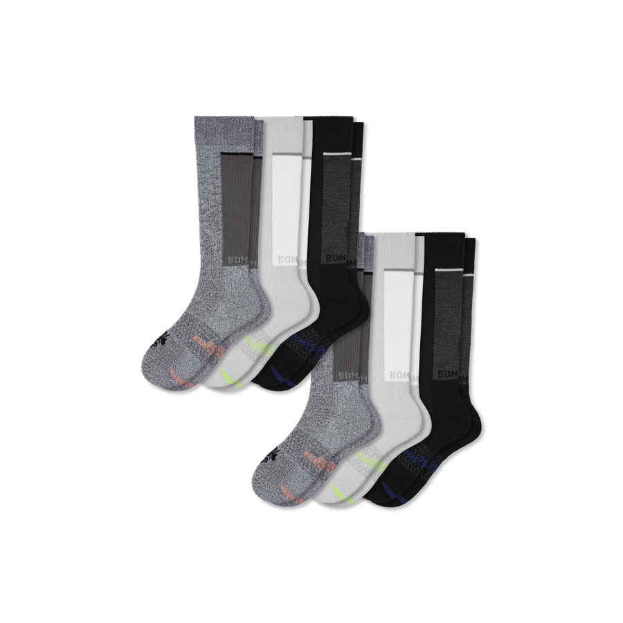 Men's Performance Compression Knee High Sock 6-Pack (20-30mmHg) - Training Ready
