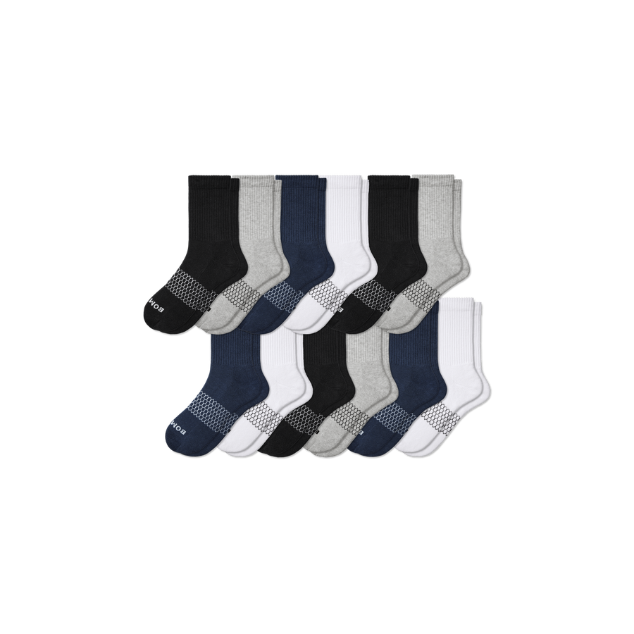 Women's Solids Half Calf Sock 12-Pack - Modern Weekend Rotation