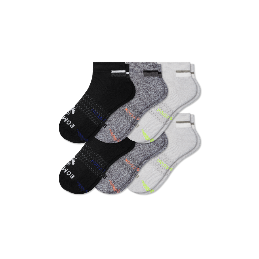 Men's Performance Compression Ankle Sock 6-Pack - Strong Gym Hold