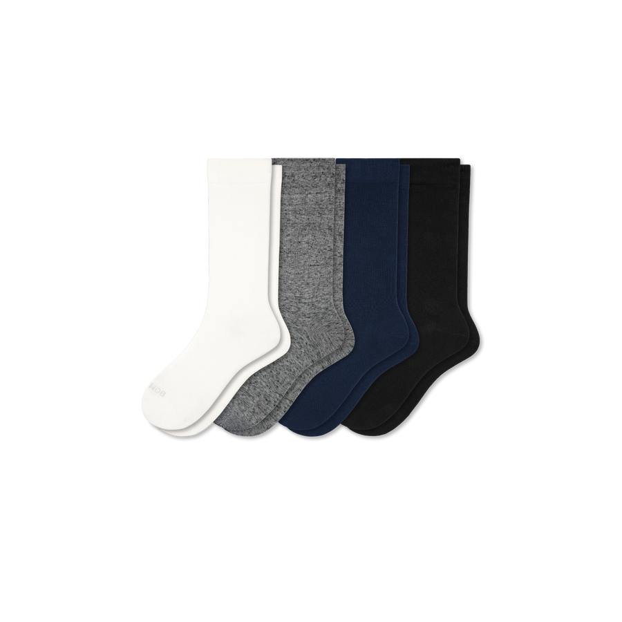 Women's Lightweight Calf Sock 4-Pack - Fresh Office Wear