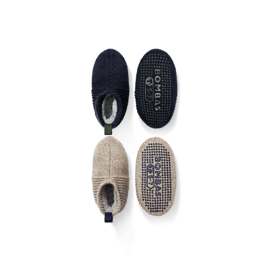 Toddler Gripper Slipper 2-Pack - Warm Travel Wear