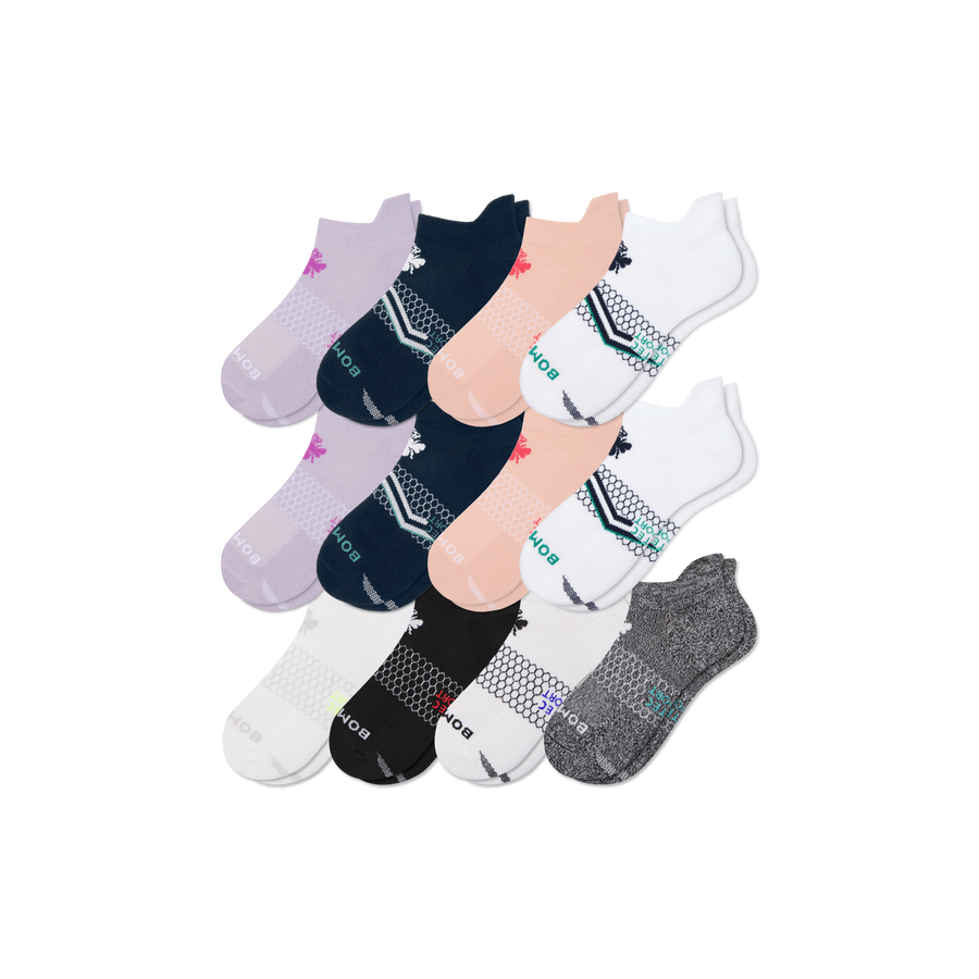 Women's All Sport Ankle Sock 12-Pack - Active No Show Support