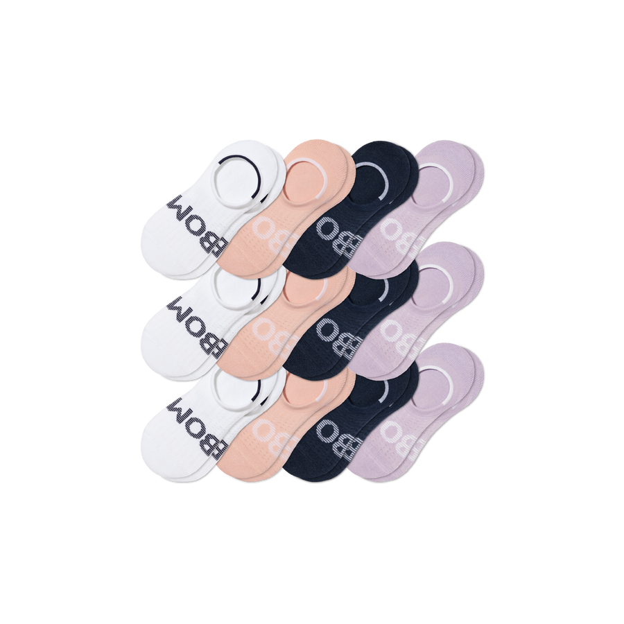 Women's All Sport Cushioned No Show Sock 12-Pack - Cozy Recovery Wear