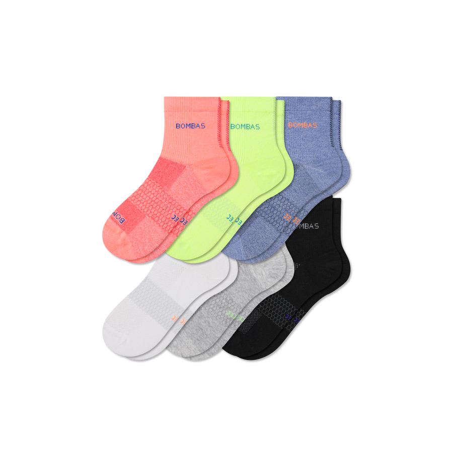 Men's UltraLite Sport Quarter Sock 6-Pack - Cozy Low Cut Comfort