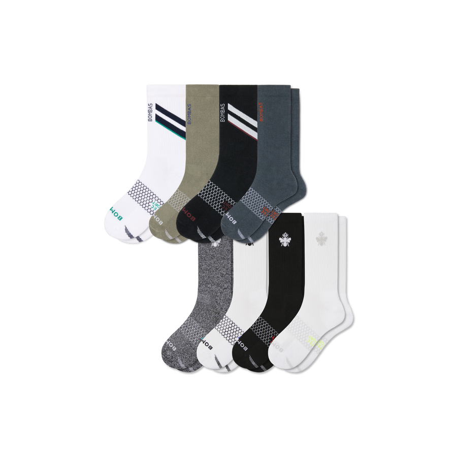 Men's All Sport Calf Sock 8-Pack - Modern Court Pair