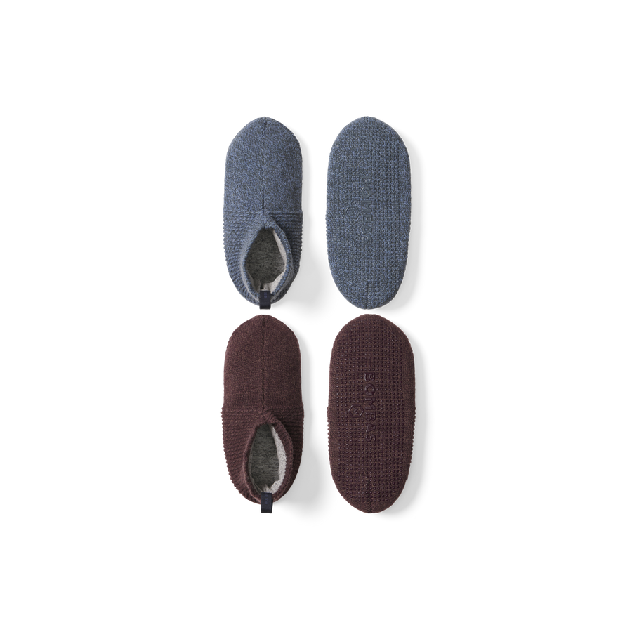 Men's Gripper Slipper 2-Pack - Home Indoor Slip
