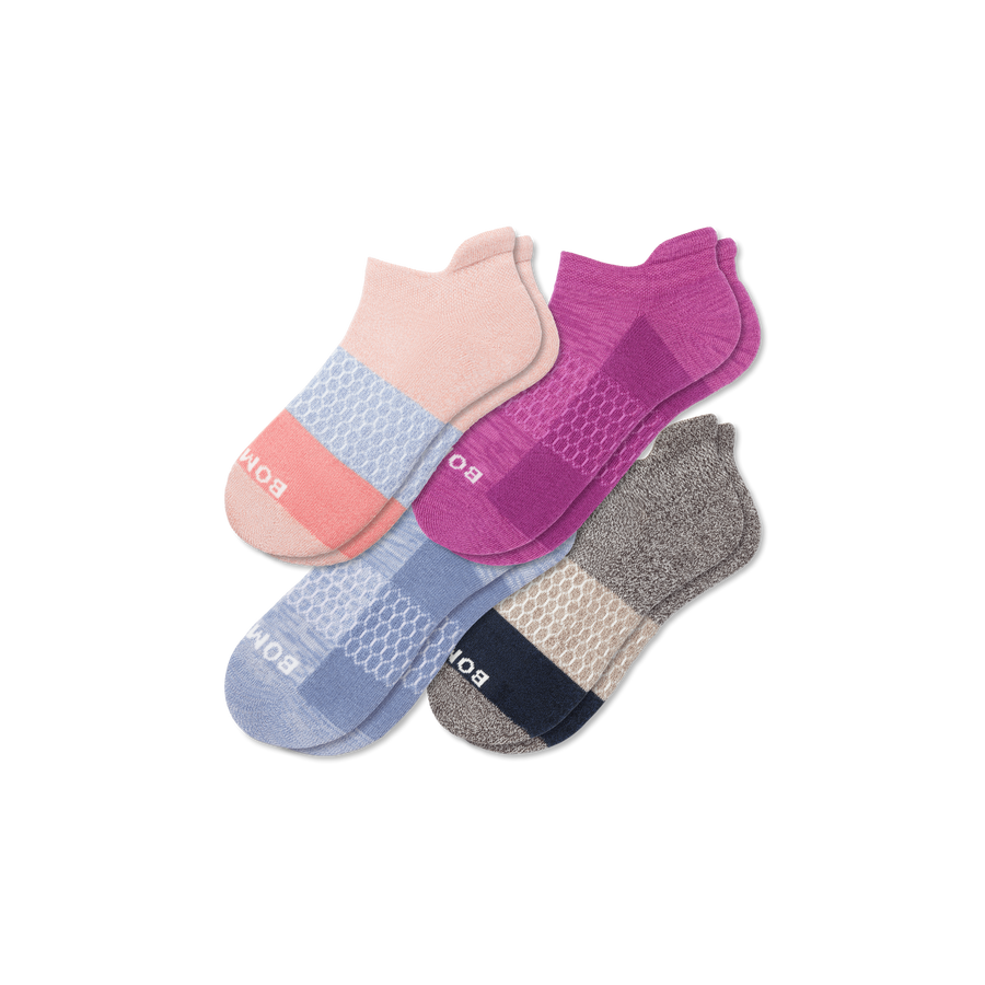 Women's Ankle Sock 4-Pack - Outdoor Office Cushion