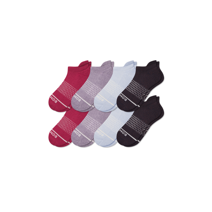 Women's Merino Wool Blend Ankle Sock 8-Pack - Daily Office Cushion