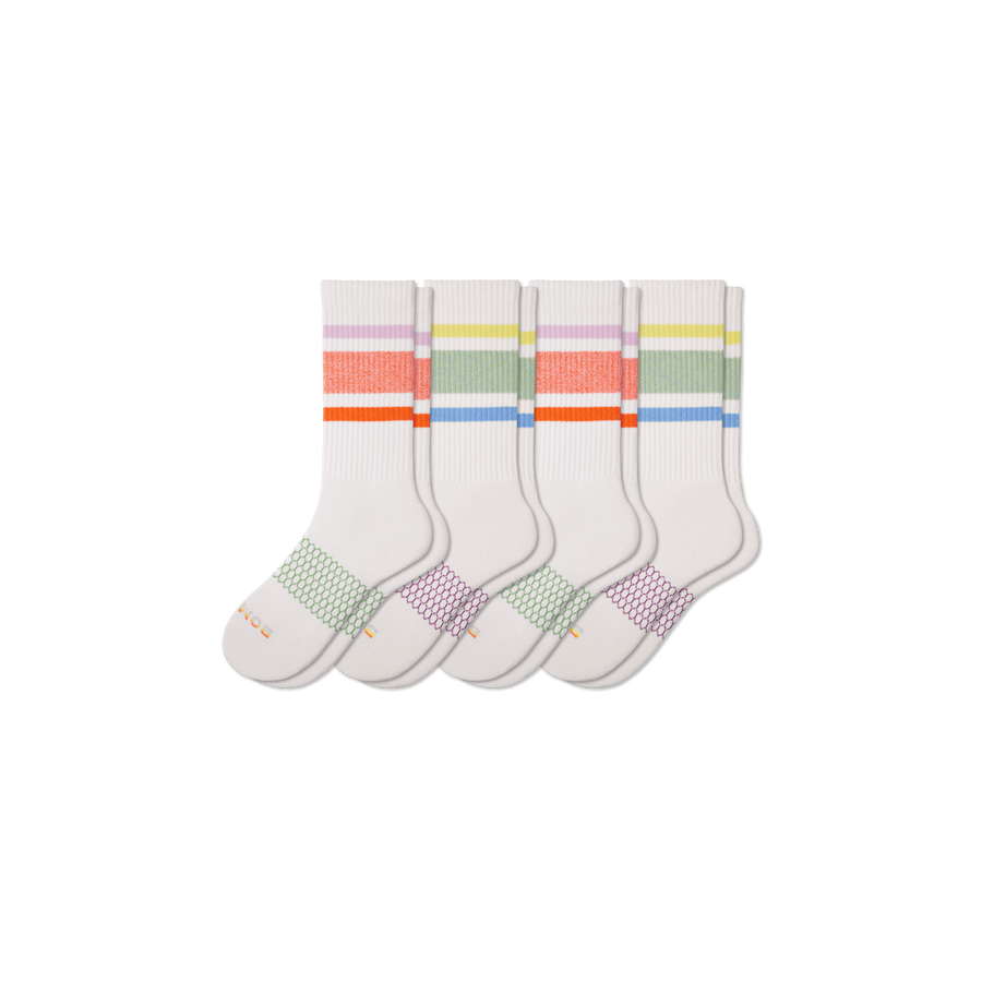 Pride Calf Sock 4-Pack - Light Crew Move